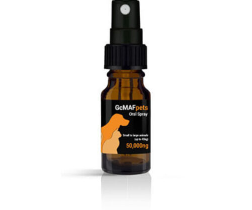 GcMAFpets oral spray for all animal sizes